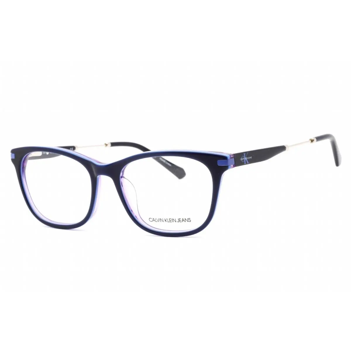 Calvin Klein Jeans CKJ18706 408 Navy/purple 52mm Eyeglasses