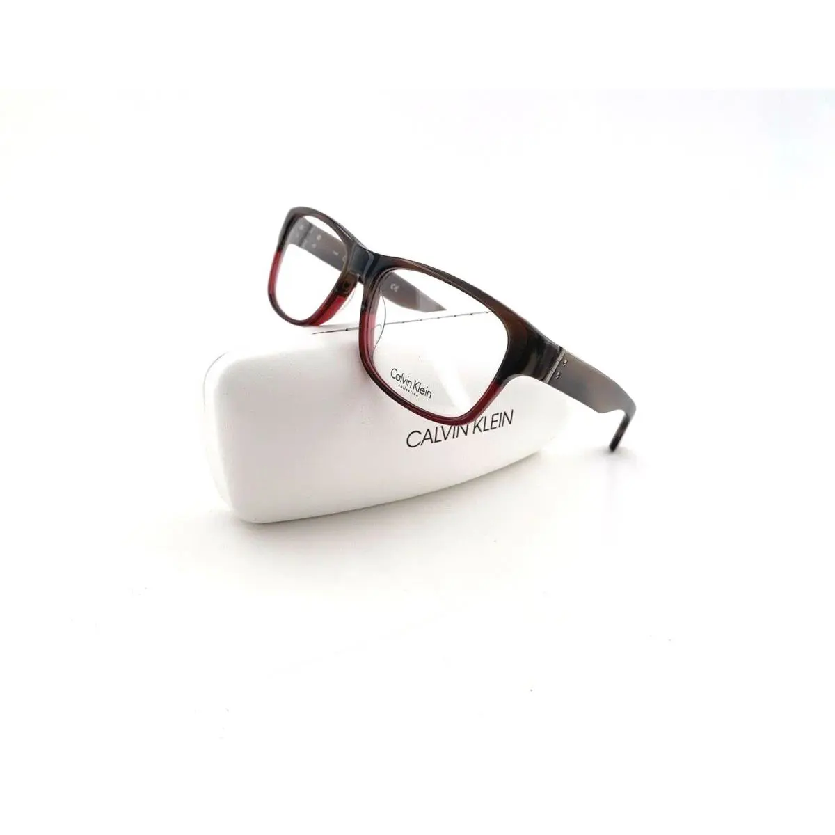 Calvin Klein Frames Acetate Unisex Burgundy Rx Eyeglasses CK8516 619 54 MM
