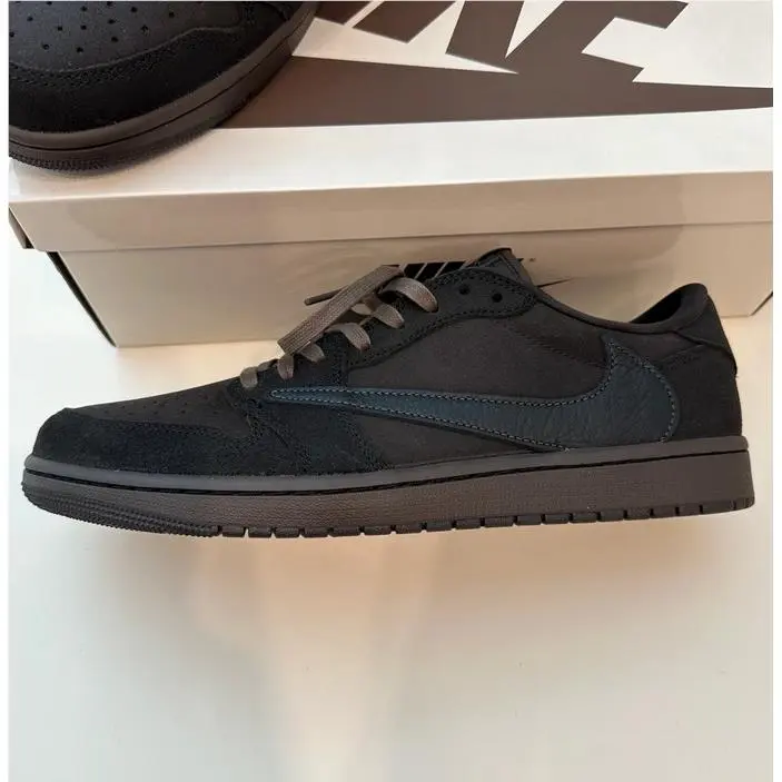 Nike shoes - Jordan 1 x Travis - Travis - DM7866-202 - dark mocha/black/velvet brown 0