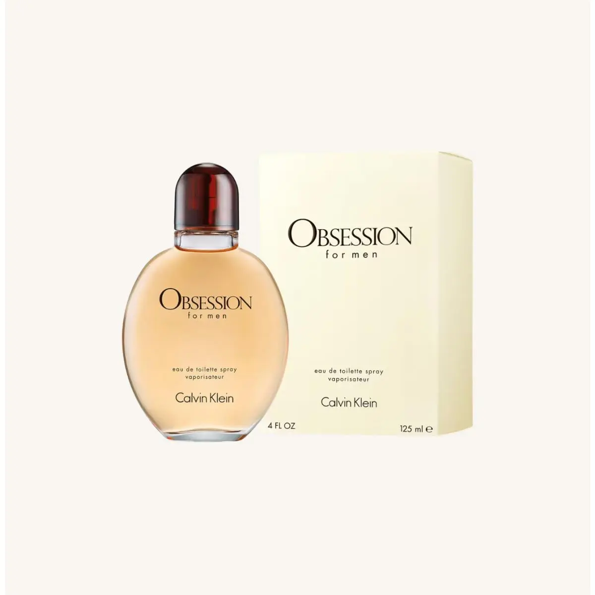 Obsession For Men by Calvin Klein Cologne 4 Oz Eau DE Toilette Spray