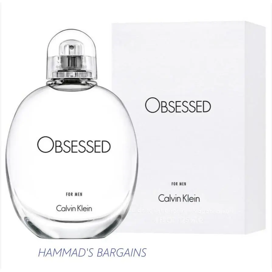 Obsessed For Men BY Calvin Klein Edt 4.0 OZ / 125 ML and Rare