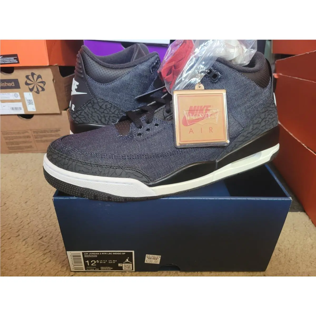 Nike shoes - Air Jordan 3 Retro - Air Retro - IH7959 400 - Blue 8