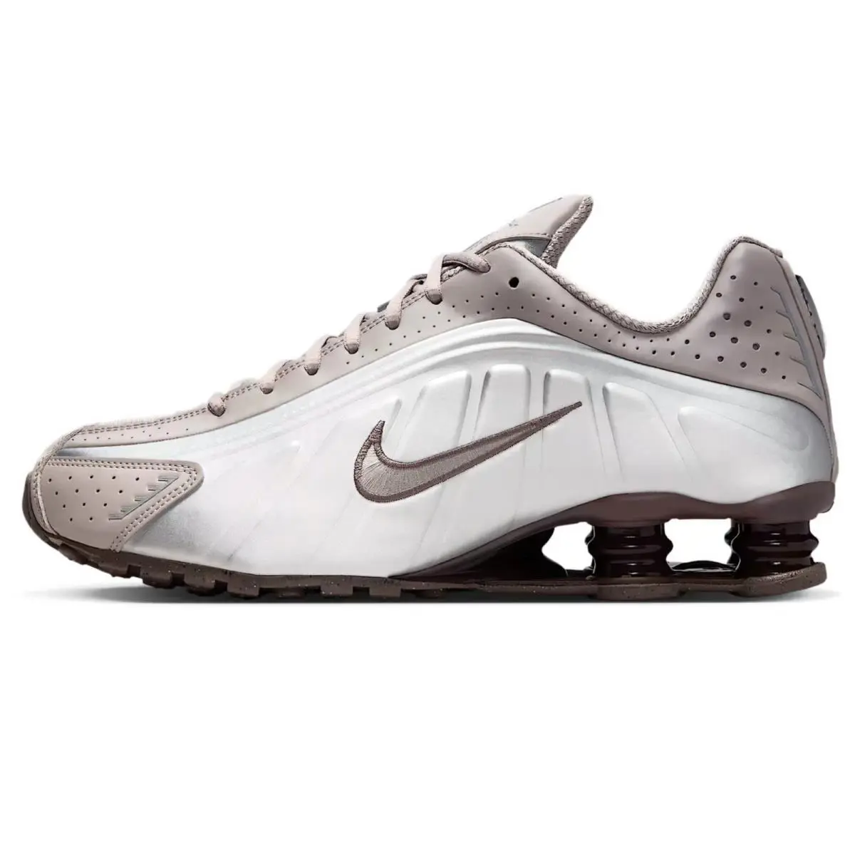Nike shoes - Nike Shox - Shox - Brown, Maufacturer: Cave Stone/College Grey/Baroque Brown/Cave Stone 27