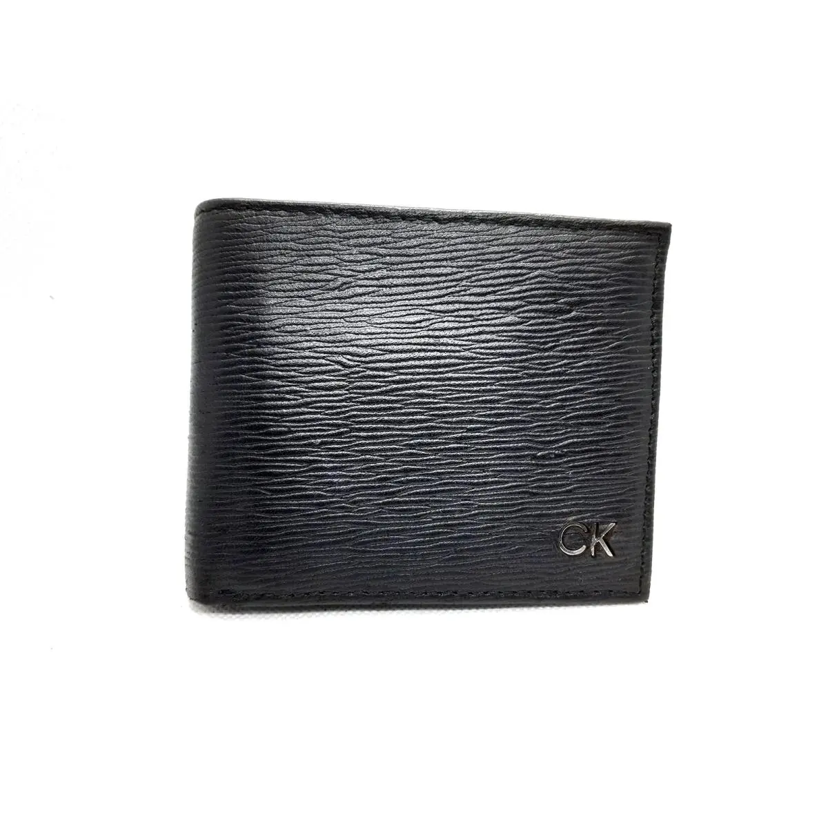 Calvin Klein Protection Rifid Men`s Leather Wallet Black Std Black
