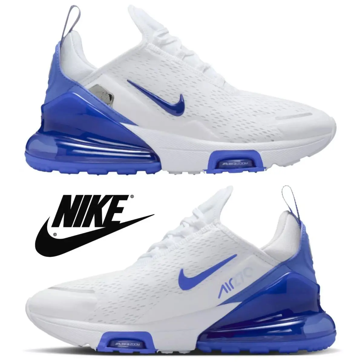 Nike shoes - Nike - Blue, Manufacturer: Wht/Footbll Grey/Sapphire 17
