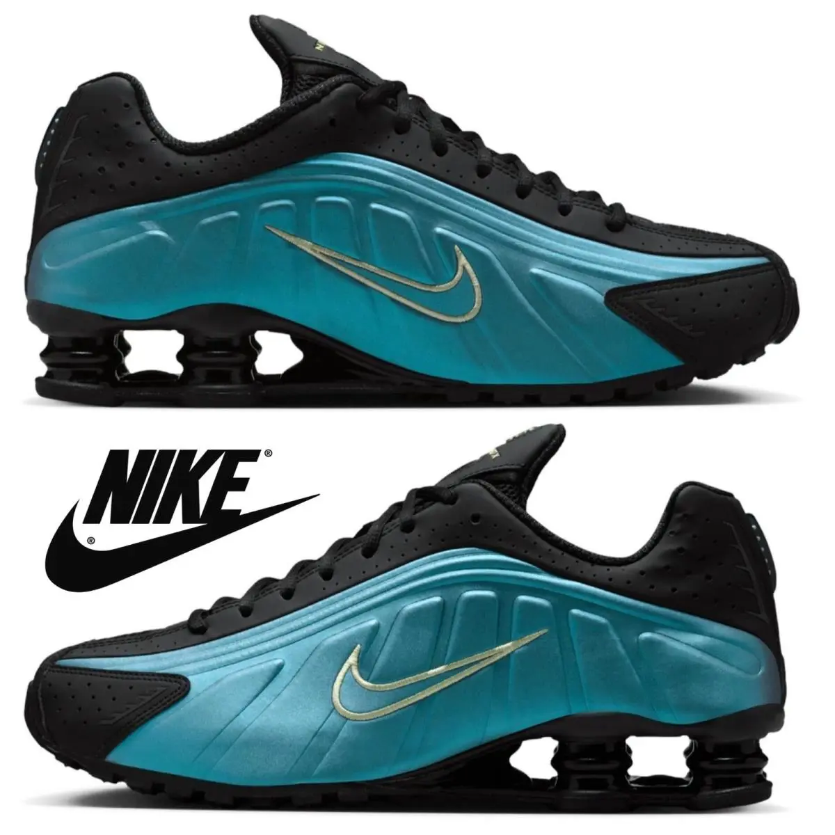 Nike shoes - Nike Shox - Shox - Blue, Maufacturer: Lt Liquid Lime/Pencil Point/Sapphire 26