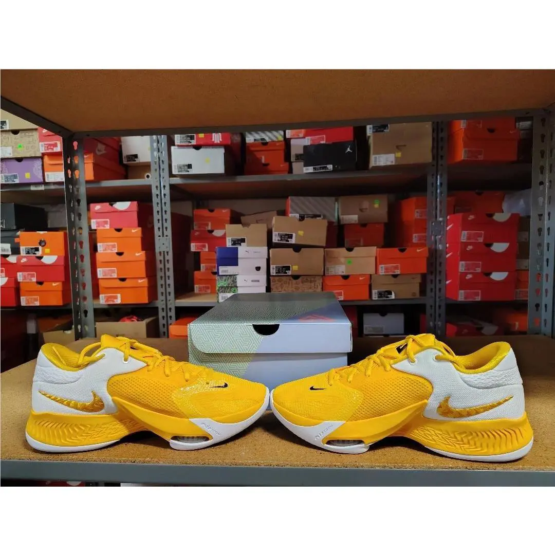 Nike shoes - Nike Zoom Freak TB Promo - DX6652 701 - University Gold Black white 1