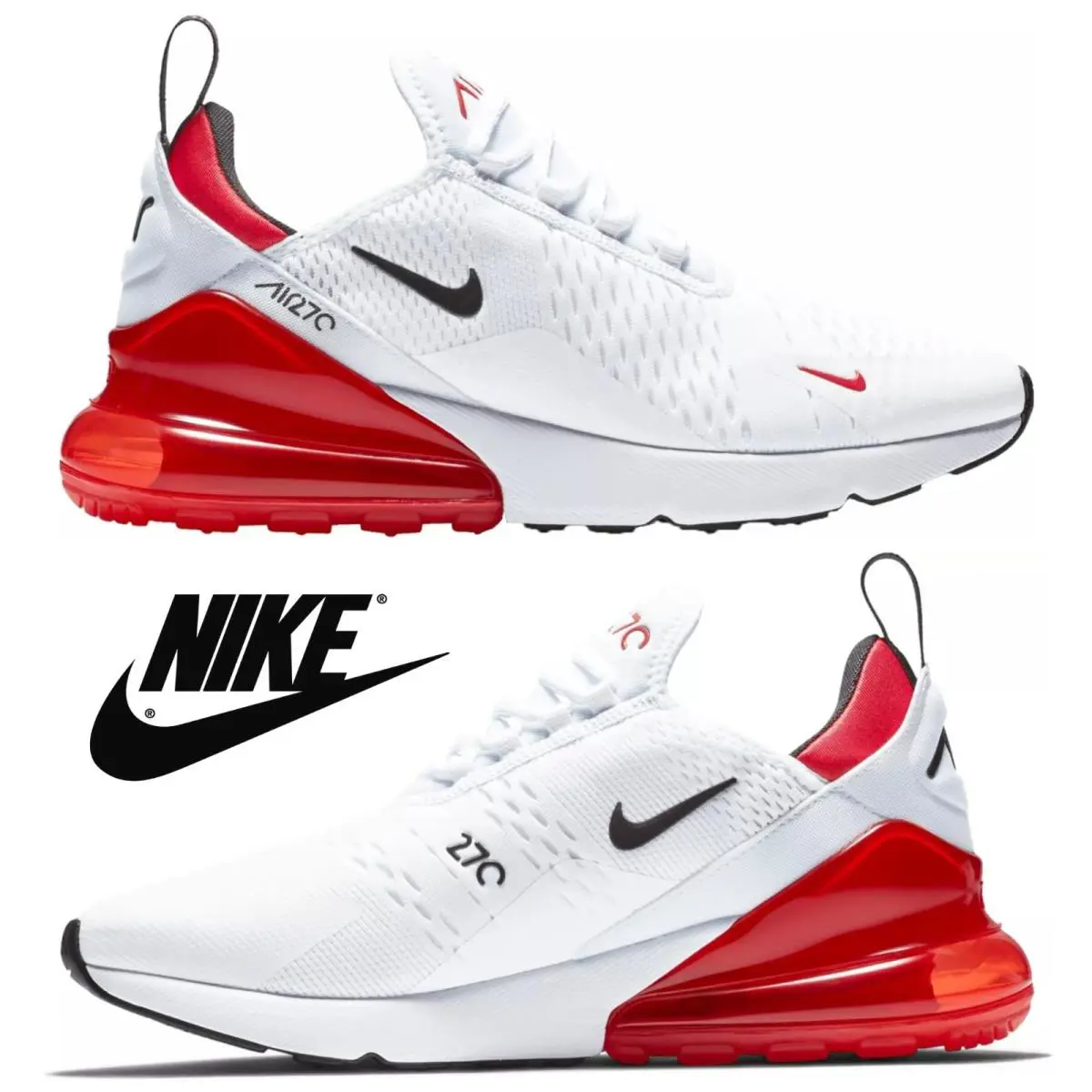Nike shoes - Nike Air Max 270 Premium - Red, Maufacturer: White/Black/Red 6