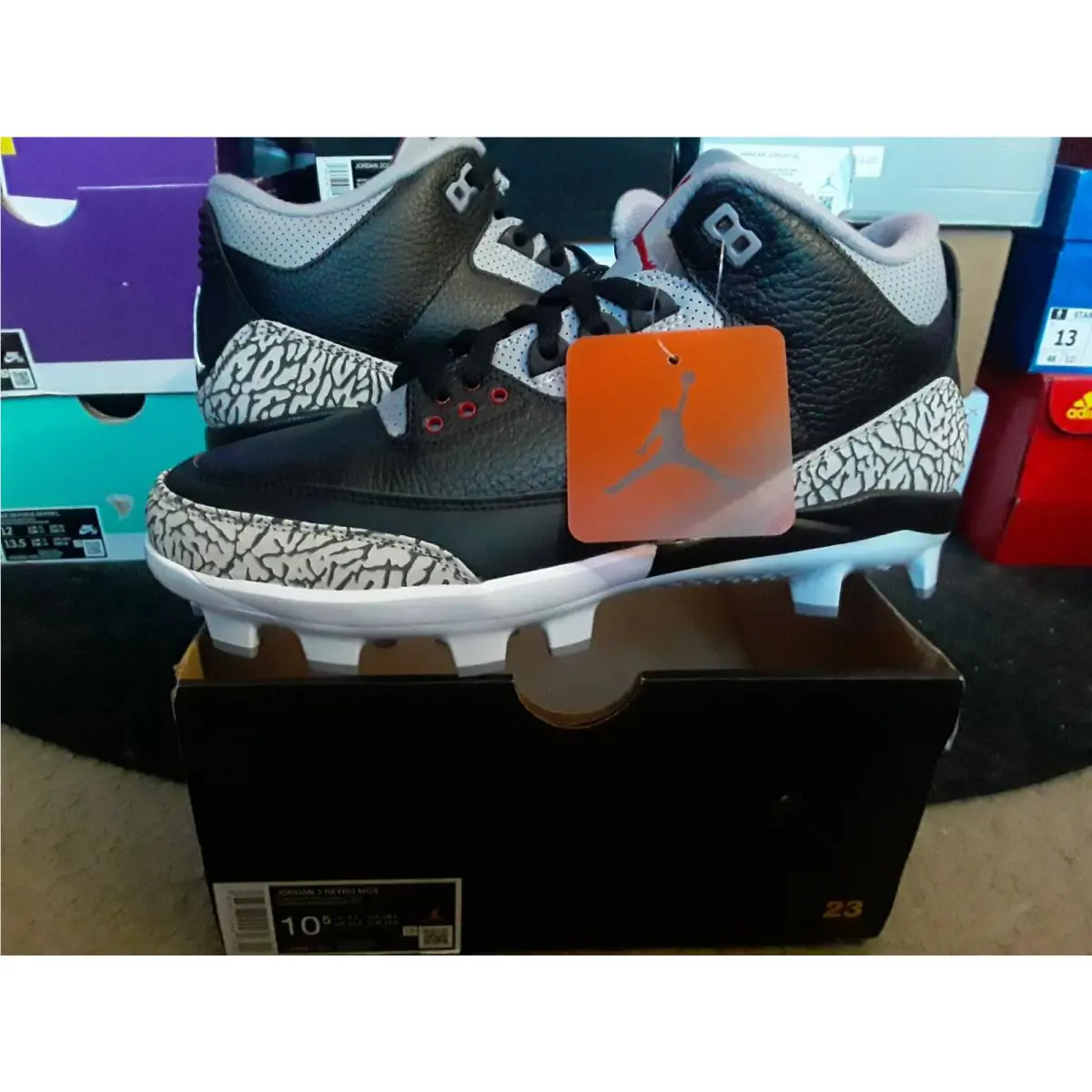 Nike shoes - Air Jordan 3 - Air - FZ8627 001 - Black 5