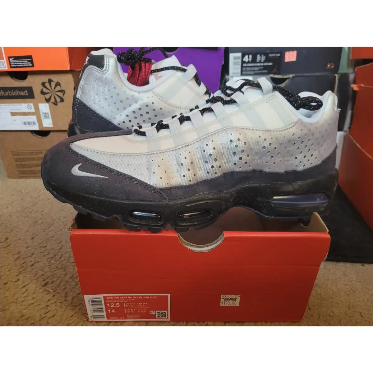 Nike shoes - Air max 95 Big Bubble SE - IQ3363 025 - Silver 6