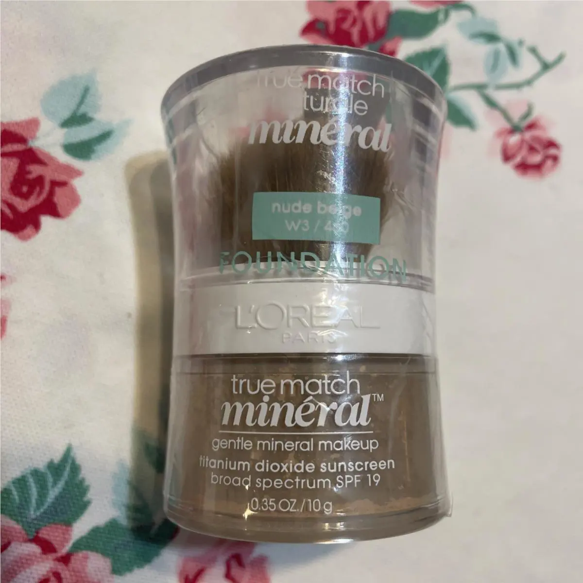 L`oréal Nude Beige W3/460 True Match Loreal Beige W3/460 True Match Naturale Mineral Powder Foundation