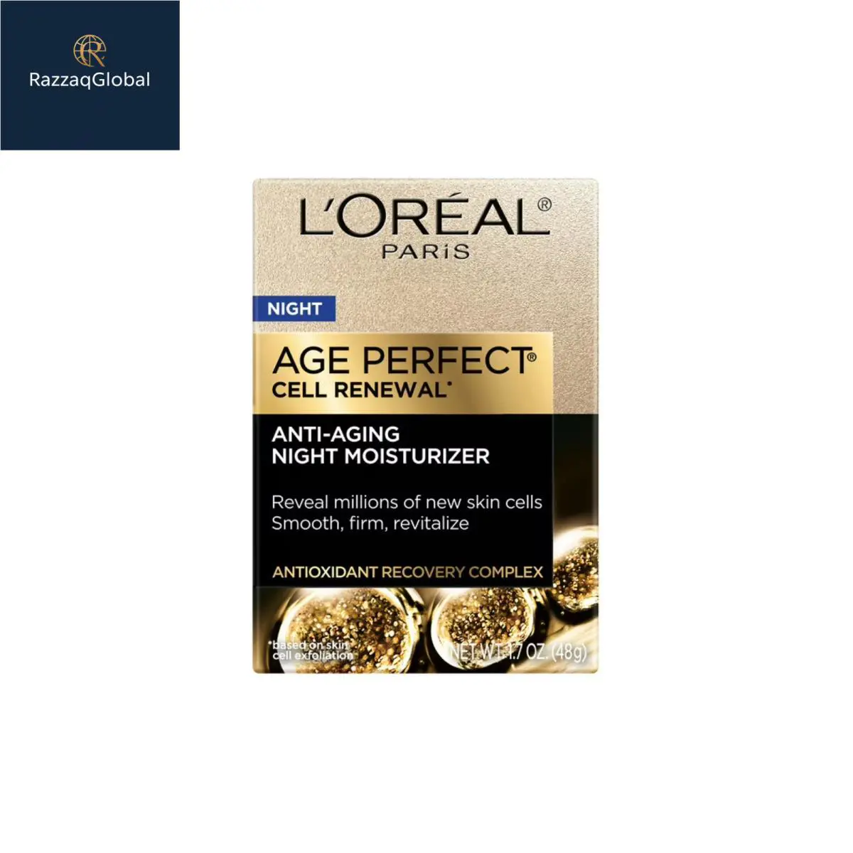 L`oreal Paris Age Perfect Cell Renewal Anti-aging Night Moisturizer 1.7 oz