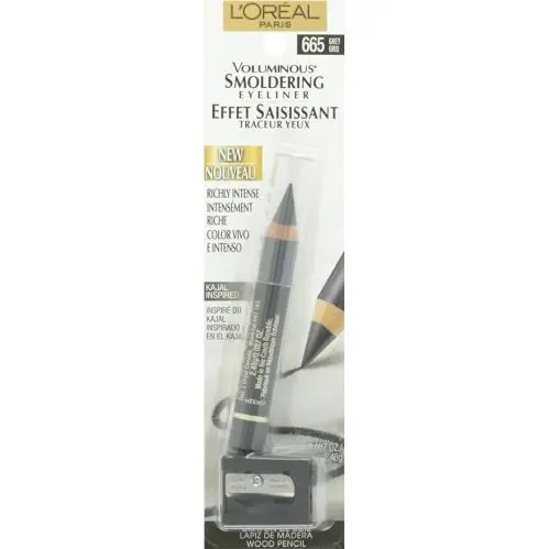 L`oreal Paris Voluminous Smoldering Eyeliner 665 Grey 0.056 Oz 1 Count