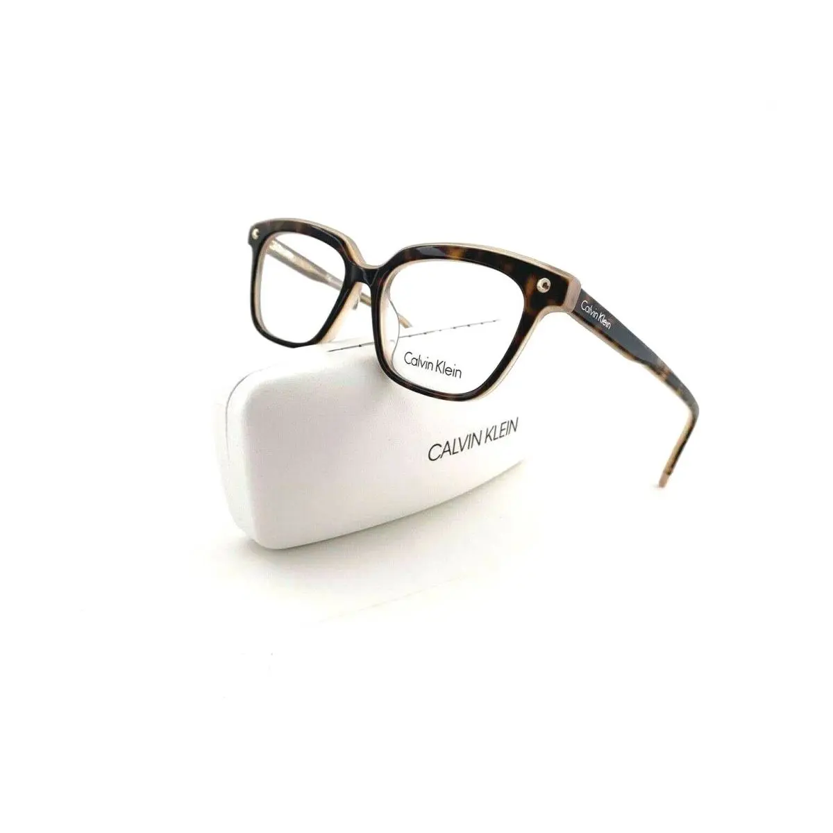 Calvin Klein Frames Dark Tortoise RX Eyeglasses 5963 228 52 16 140 Acetate