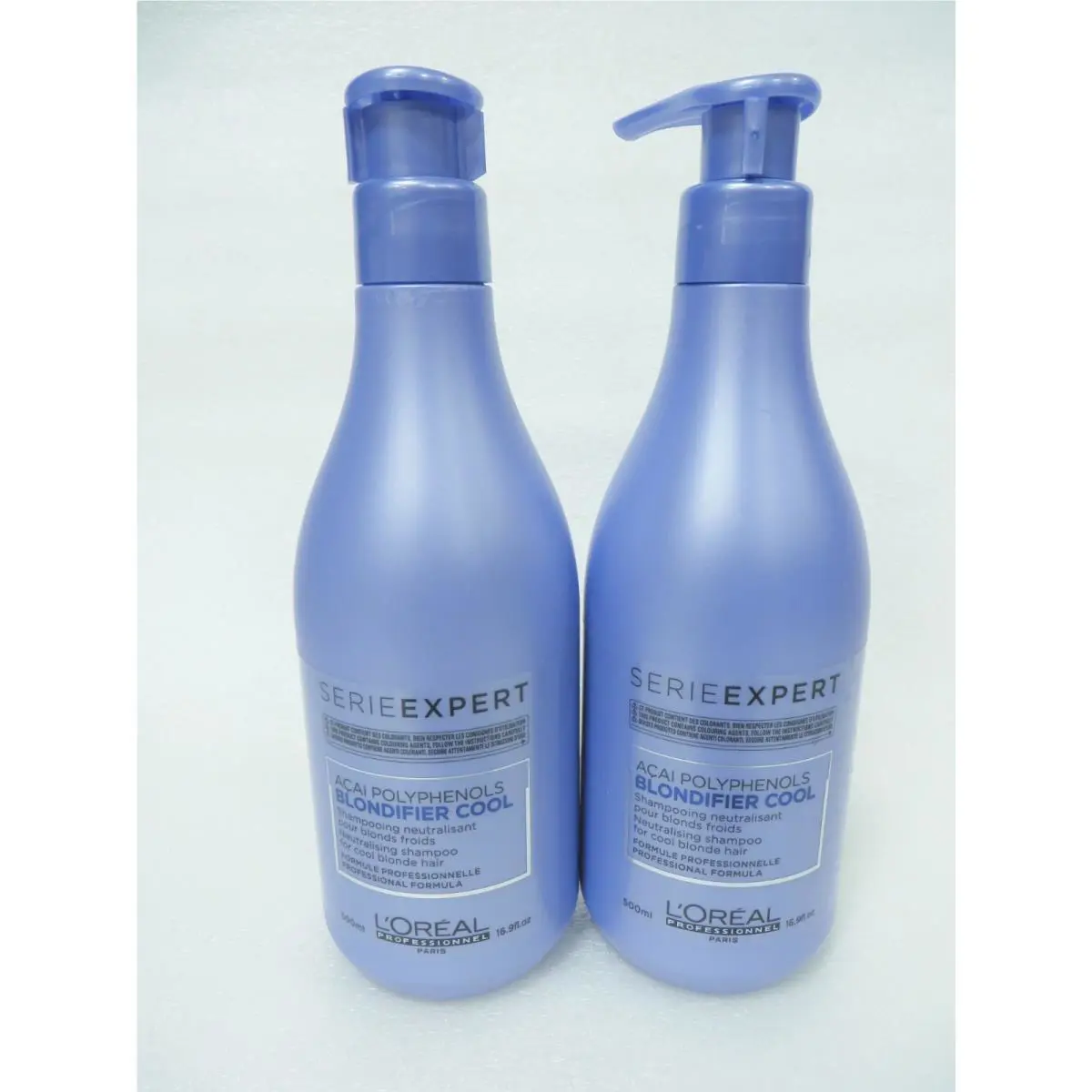 L`oreal Blondifier Cool Shampoo 16.9 OZ with Pump Lot of 2