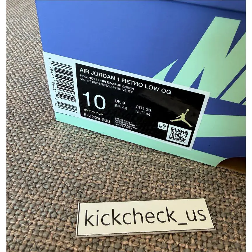 Nike shoes - Jordan 1 x Zion Williamson Retro Low - IH2309-500 - Blue/Purple 6
