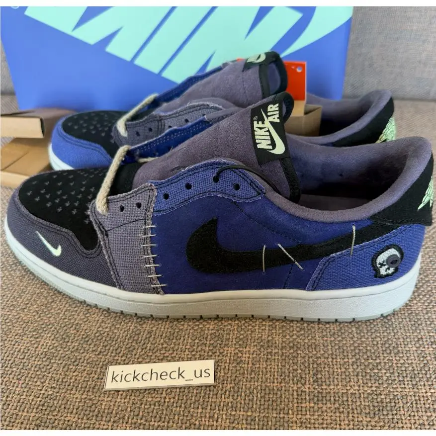 Nike shoes - Jordan 1 x Zion Williamson Retro Low - IH2309-500 - Blue/Purple 14