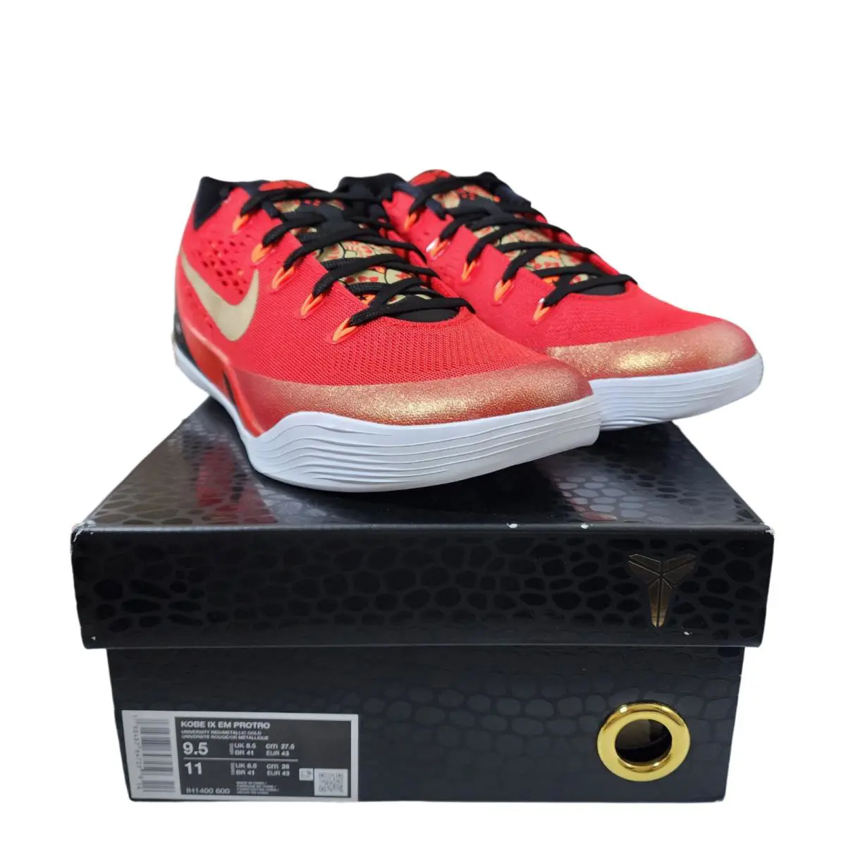 Nike shoes - Nike Kobe 9 - Kobe - IH1400-600 - Red, Manufacturer: Black/University Gold/White 15