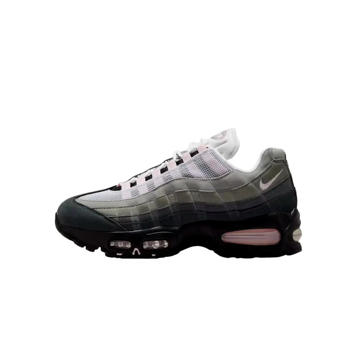 Nike Air Max 95 Big Bubble Black / Pink Foam - White HJ5996-001 Women`s - Multicolor