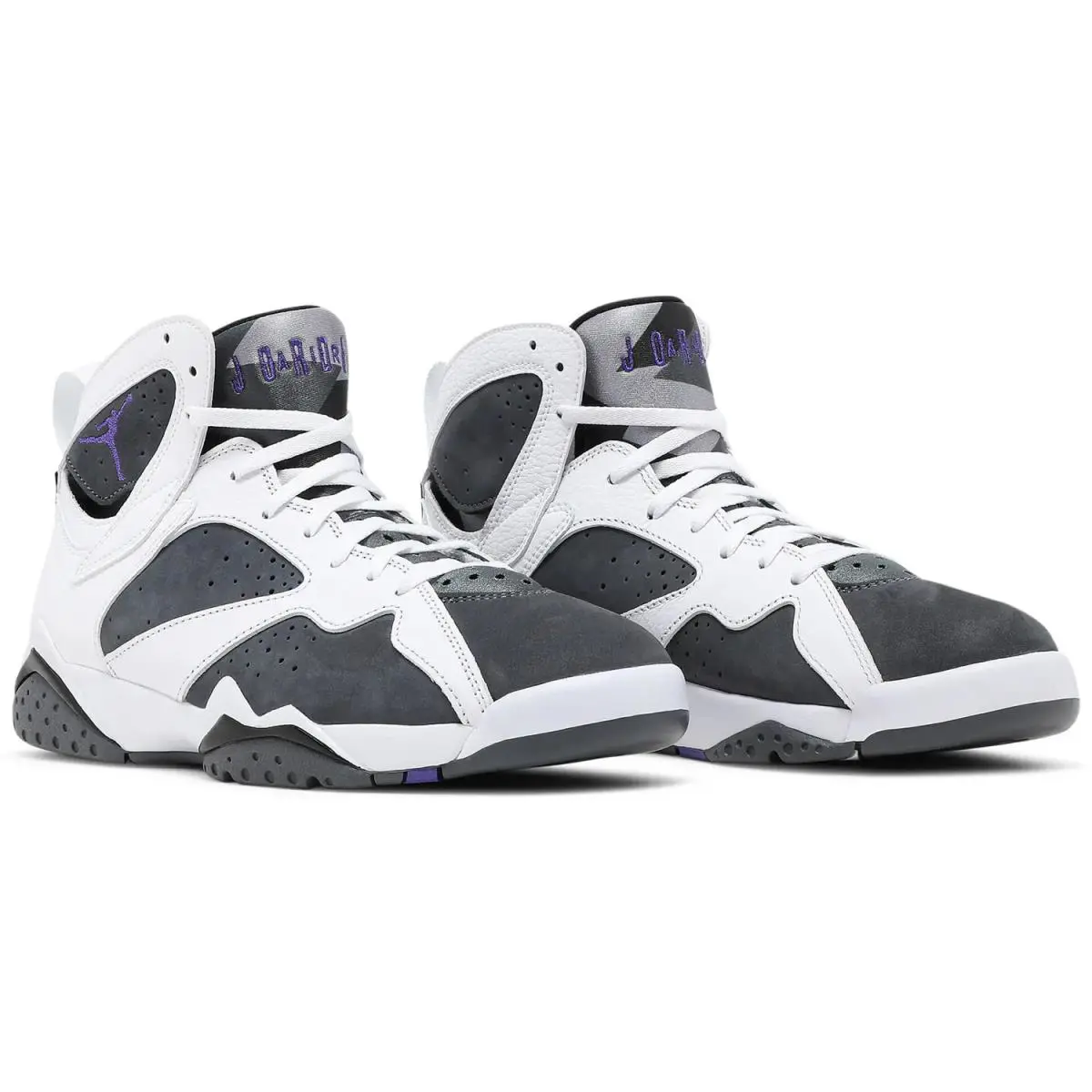 Nike shoes - Jordan Retro 7 - Retro - CU9307 100 - White/Flint Grey/Black/Varsity Purple 1