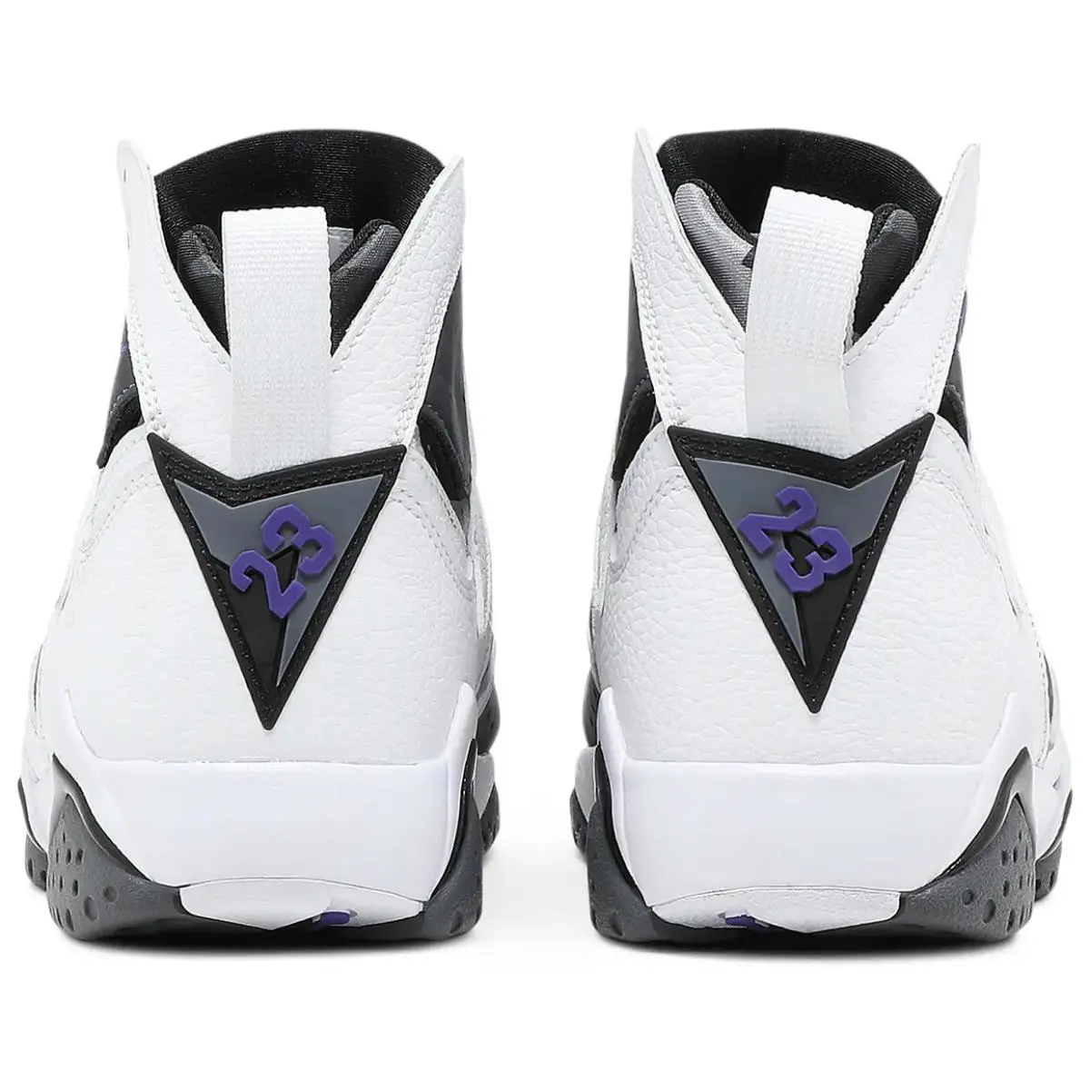 Nike shoes - Jordan Retro 7 - Retro - CU9307 100 - White/Flint Grey/Black/Varsity Purple 2