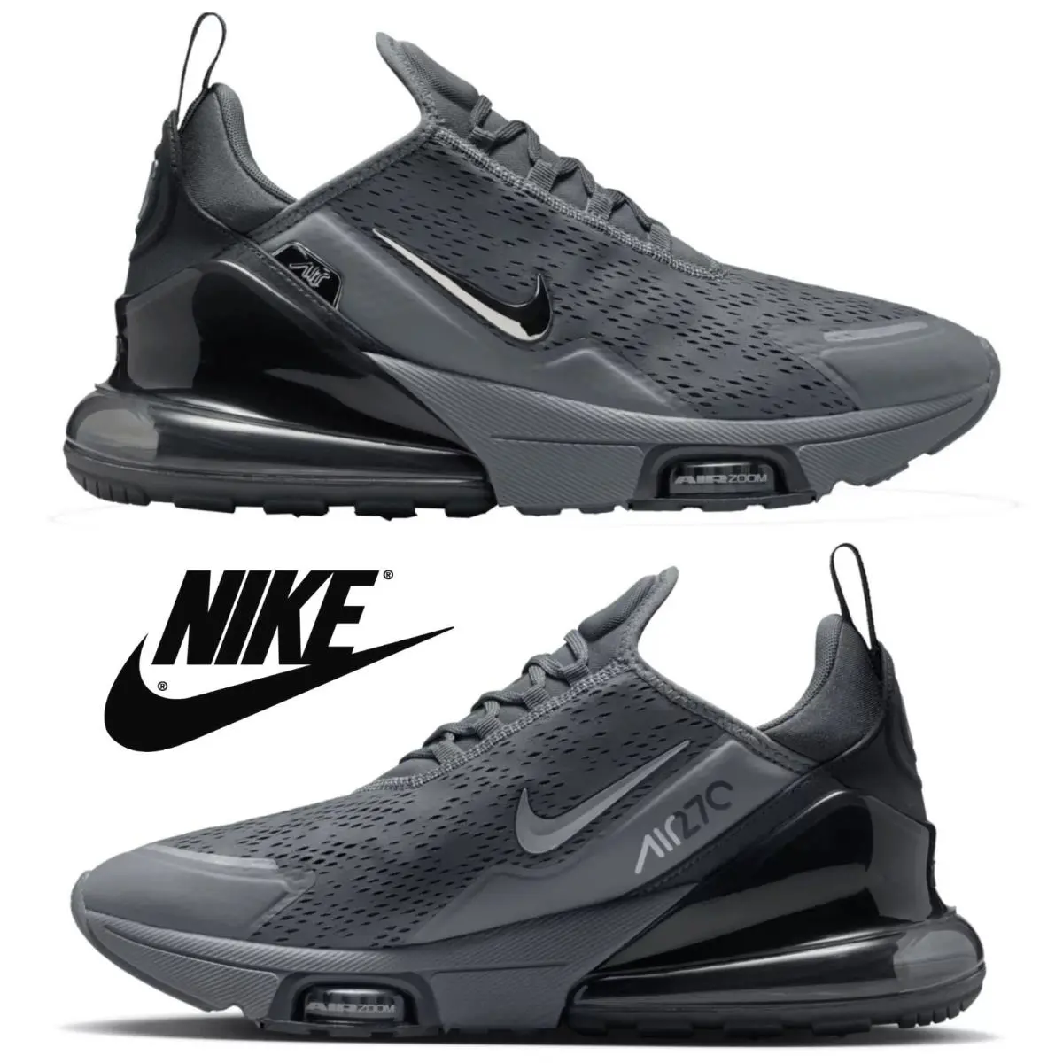 Nike shoes - Nike Air Max 270 Premium - Gray, Maufacturer: Smoke Grey/Met Silver/Anthracite 7
