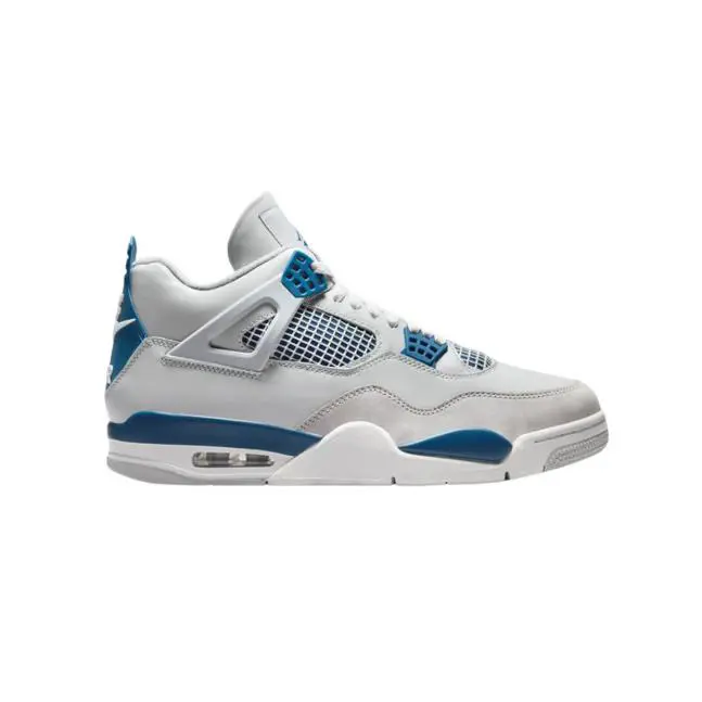 Jordan 4 Retro Industrial Blue Shoes FV5029-141 Bnwb - Off White/Military Blue