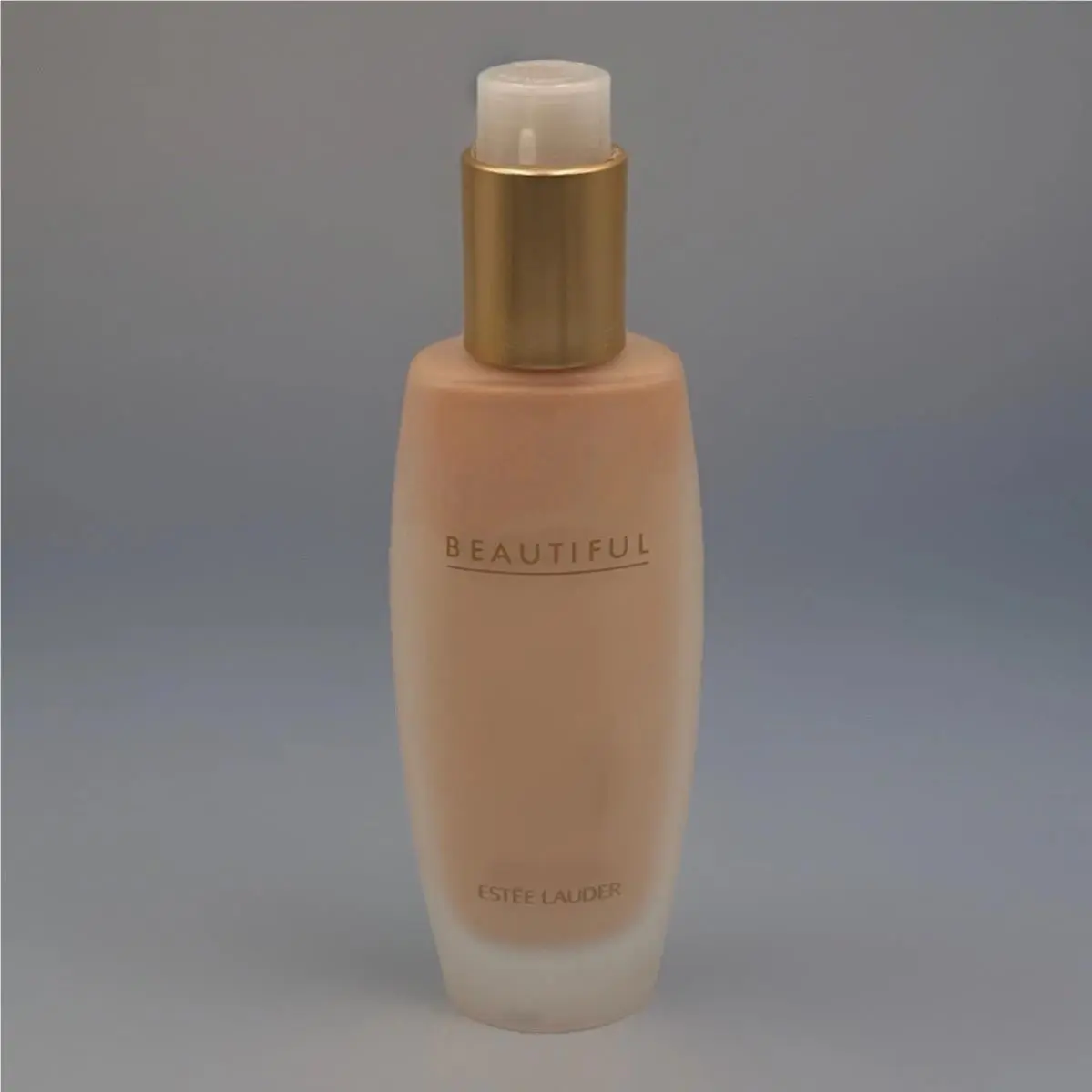Vtg Estée Lauder Beautiful 2.5 OZ Scented Body Lotion Glass Bottle Rare Htf