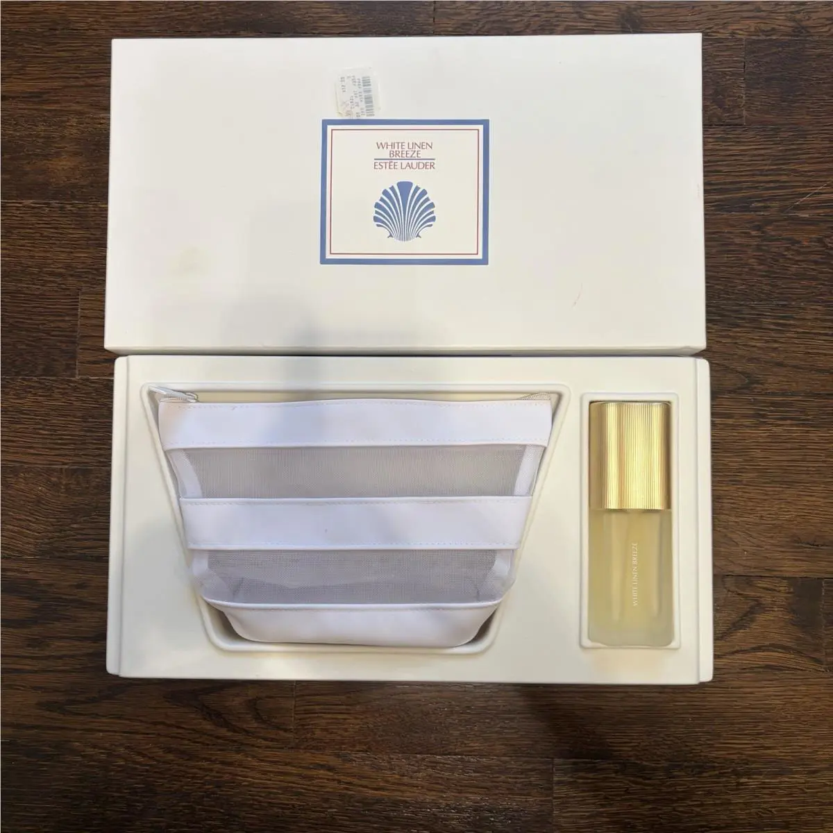 Vintage Estee Lauder White Linen Breeze Eau de Parfum Spray Perfume 2oz Gift Set