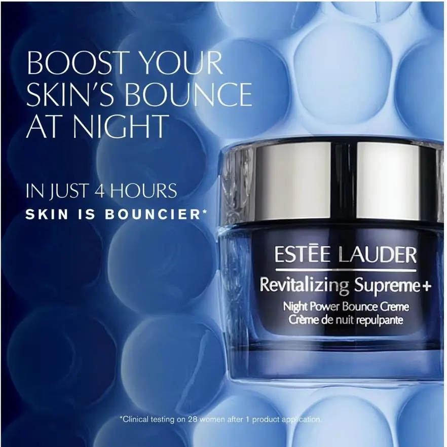 Estee Lauder Revitalizing Supreme+ Night Power Bounce Creme 1.7oz New/box