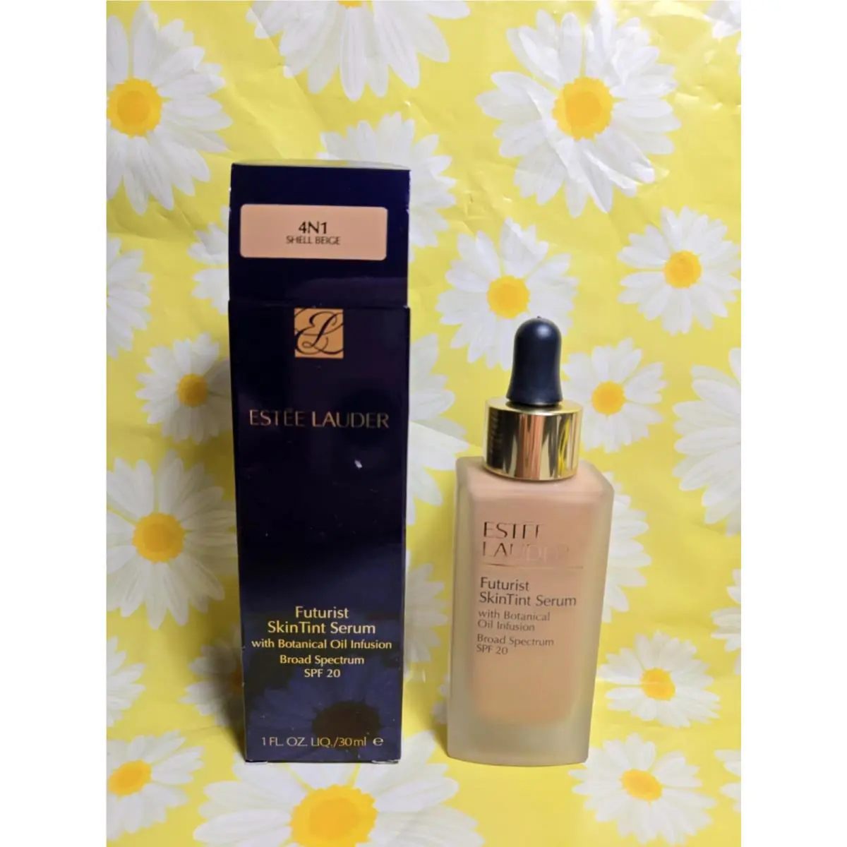 Estée Lauder Futurist Skin Tint Serum Foundation Spf 20 4N1 Shell Beige 1oz