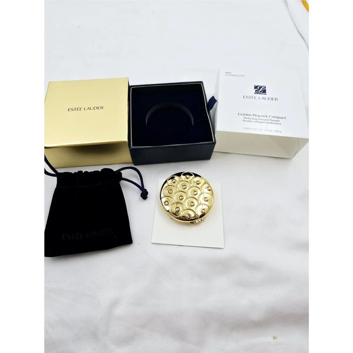Estee Lauder Golden Peacock Compact
