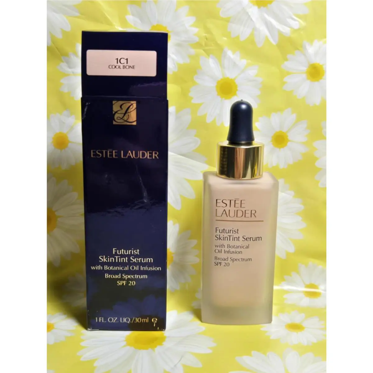 Estée Lauder Futurist Skin Tint Serum Foundation Spf 20 1C1 Cool Bone 1 oz