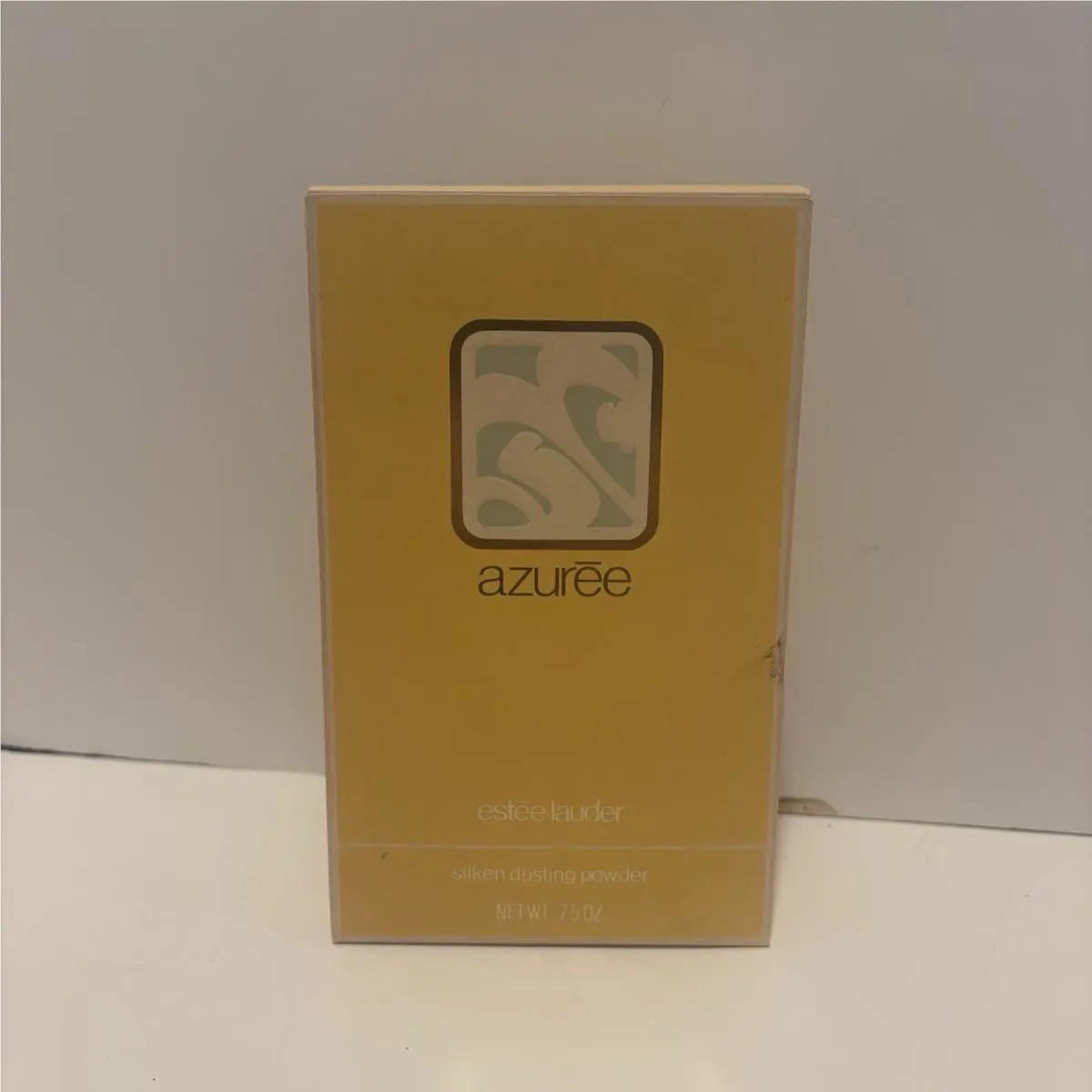 Azuree by Estee Lauder Silken Dusting Powder 7.5 oz Rare Vintage Talc Yellow