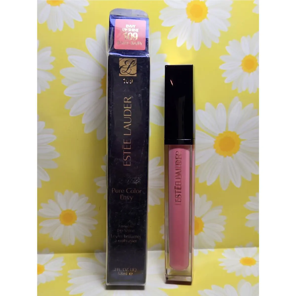 Estee Lauder Pure Color Envy Kissable Lip Shine Gloss 109 Baby Baby .2oz
