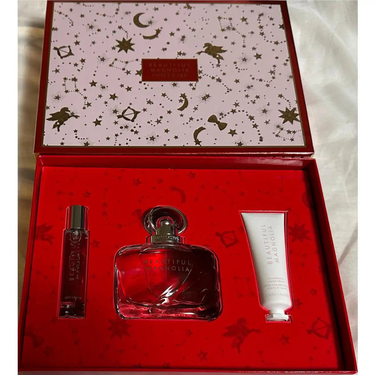 Estee Lauder Beautiful Magnolia Women`s Eau DE Parfum Spray Lotion Travel Spray