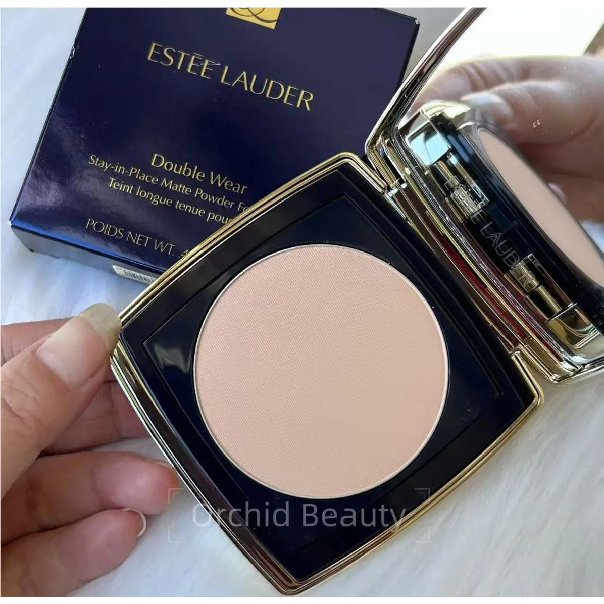 Estee Lauder Double Wear Matte Powder Foundation 1N1 Ivory Full Size