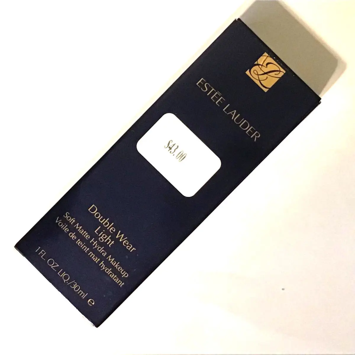 Estee Lauder Double Wear Light Soft Matte Hydra Makeup 1C0 Shell Htf