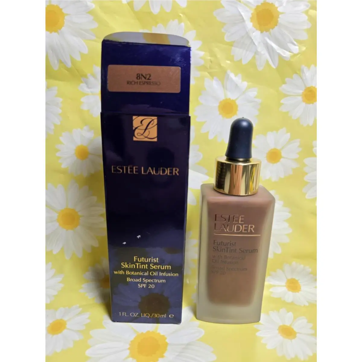 Estée Lauder Futurist Skin Tint Serum Foundation Spf 20 7W2 Rich Espresso 1 oz