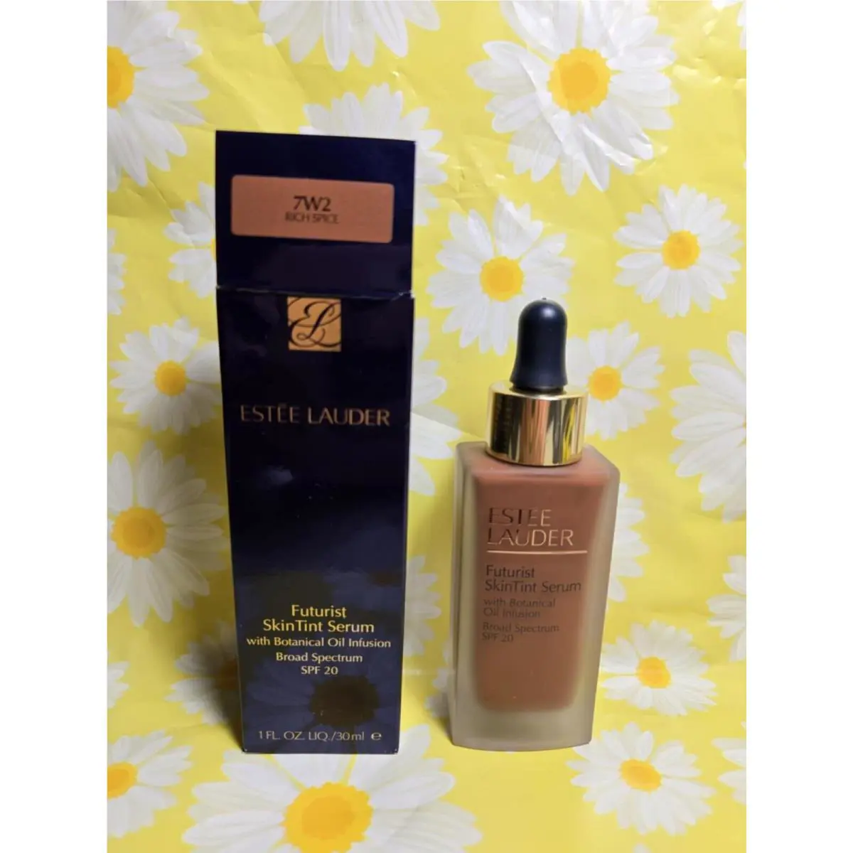 Estée Lauder Futurist Skin Tint Serum Foundation Spf 20 7W2 Rich Spice 1 oz