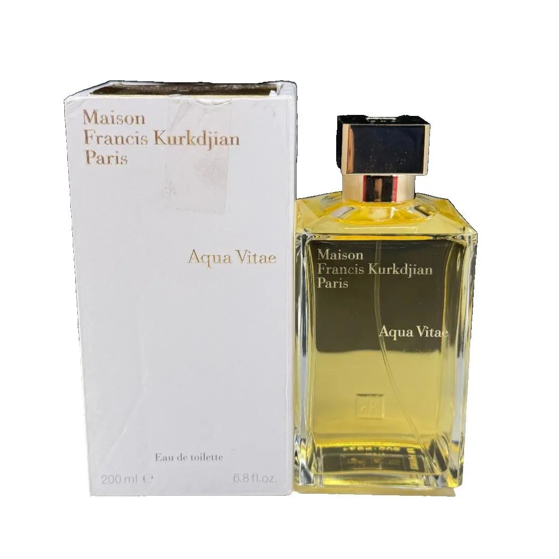 Maison Francis Kurkdjian Mfk Aqua Vitae Eau De Toilette Spray 6.8 oz 2014 Edition Damage Box