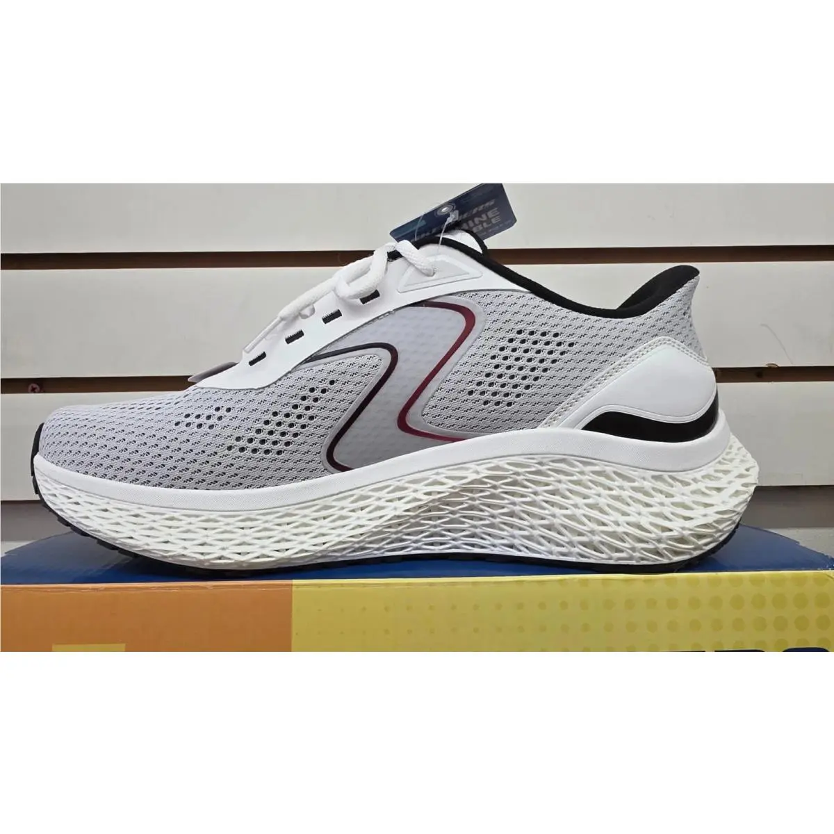 Skechers shoes - 232810 WBKR - WBKR - White, BLACK , RED 1