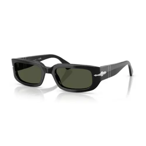 Persol 0PO3385S - Mel 95/31 Black/green 53mm Men`s Sunglasses - Frame: Black, Lens: Green