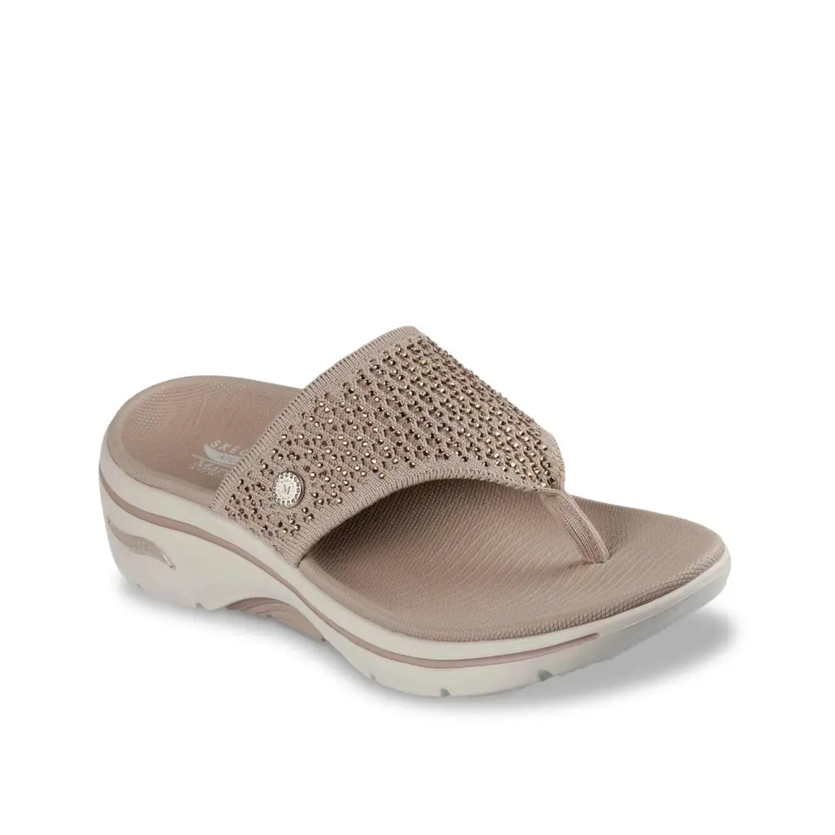 Woman`s Sandals Skechers X Martha Stewart GO Walk Arch Fit 2.0 Sandal - Taupe