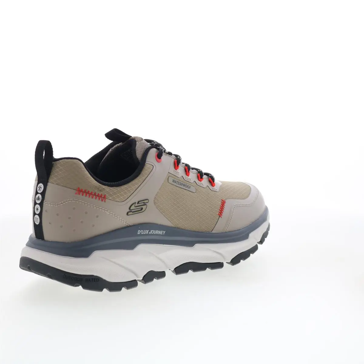 Skechers shoes - Skechers Waterproof Relaxed Fit: D`Lux Journey - Slate Peak - 237419-TPBK - Beige 14