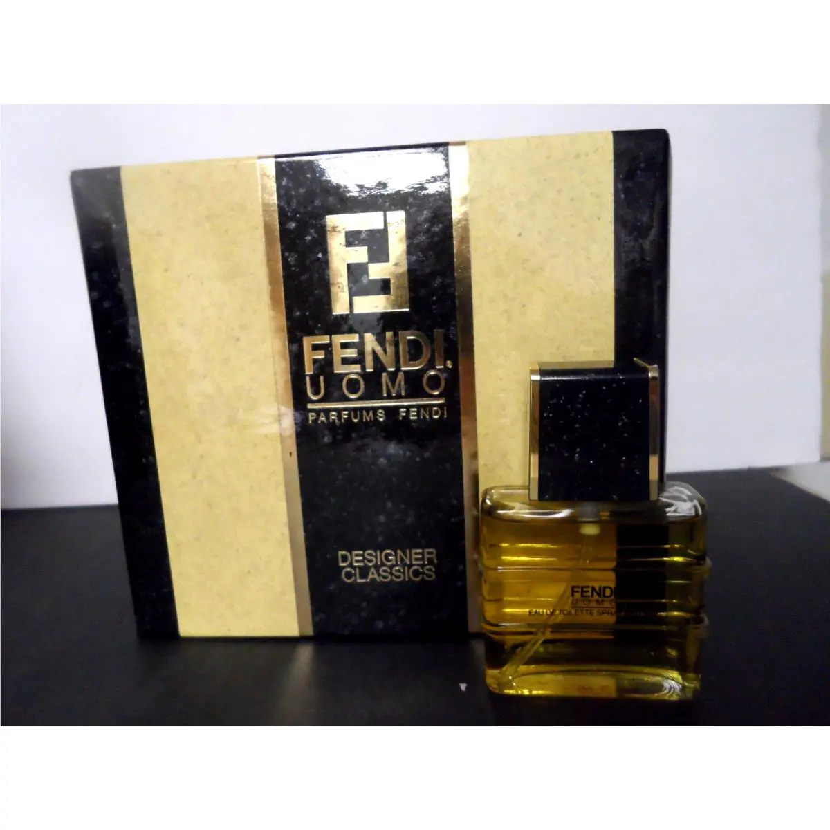 Fendi Uomo Vintage Edt Spray 0.85 oz / 25 ml In Set Box Parfums Fendi