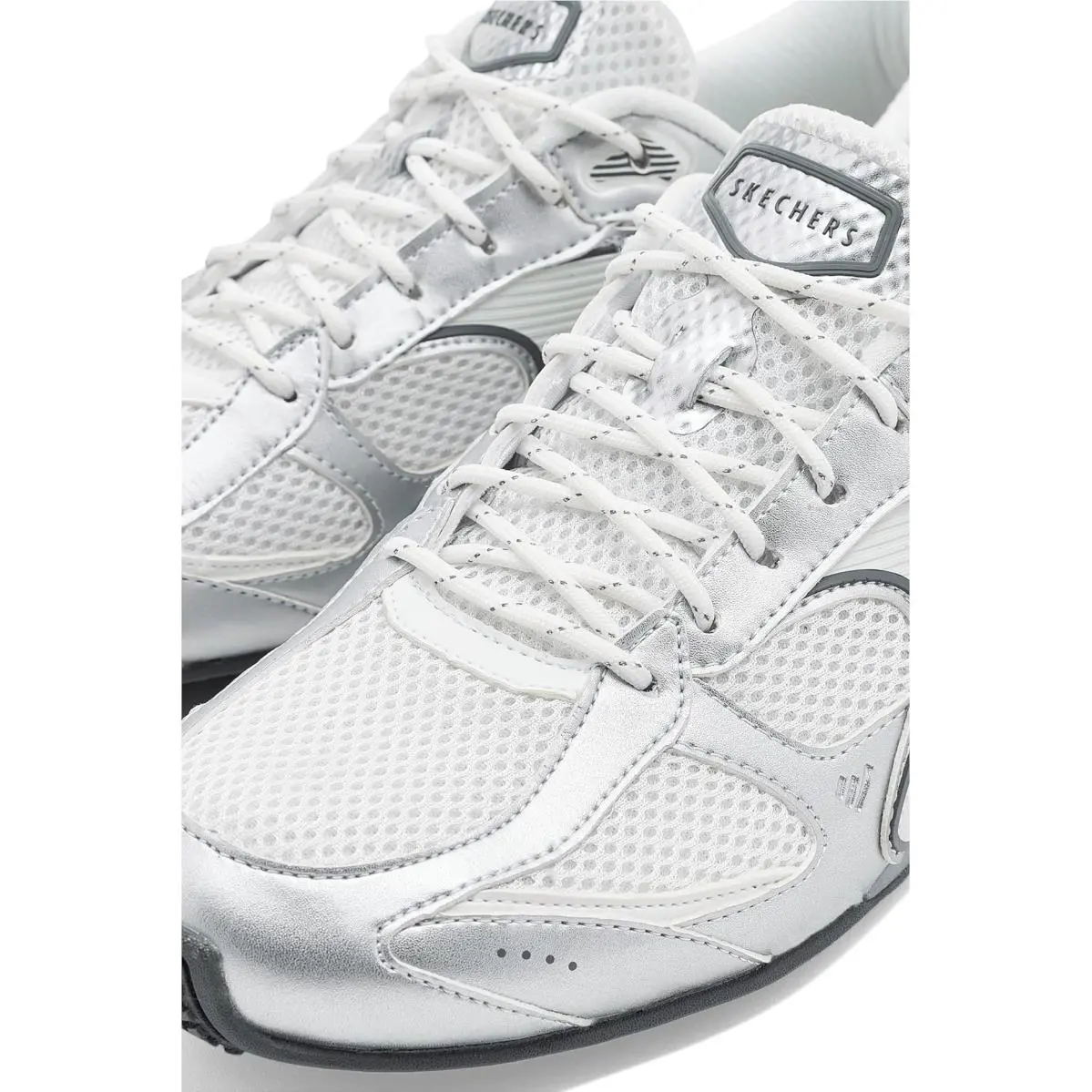Skechers shoes - White/Silver 4