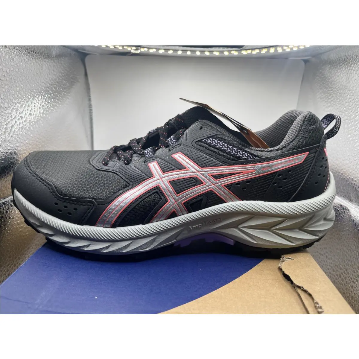Asics shoes - ASICS Gel Venture 9 - Gel Venture - 1012B314-402 - Deep Ocean Blue with pink trim 0