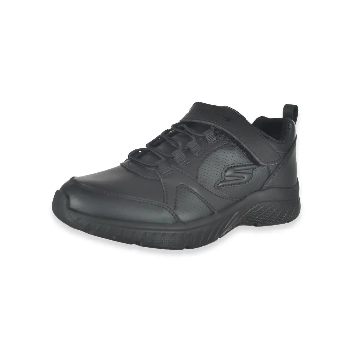 Skechers shoes - Skechers Boys` MicroTech Sneakers Color: black Size: 1 youth - black 5