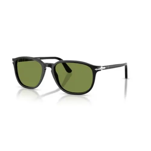 Persol 0PO3019S 95/4E Black/green Square Shaped 52 mm Men`s Sunglasses